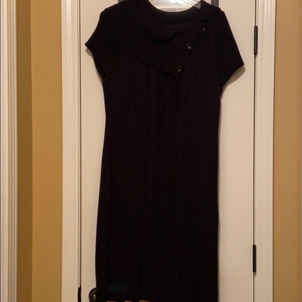 Calvin Klein Black sweater dress